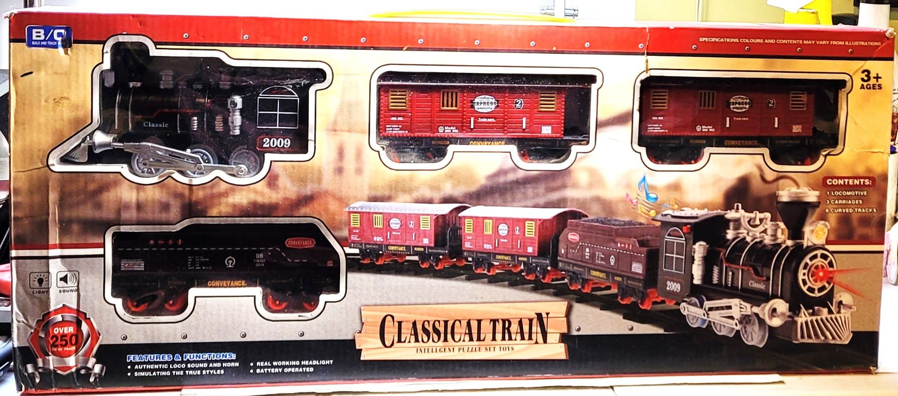 38) VINTAGE CLASSIC COMPLETE TRAIN SET,