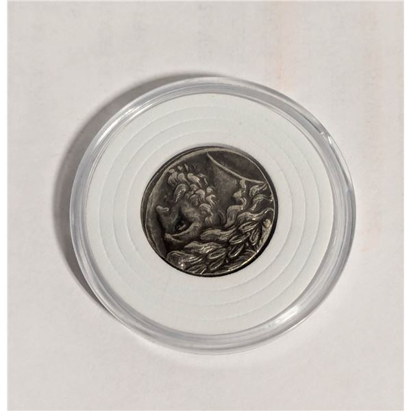 ESTATE ZEUS ANCIENT GREEK COIN IN CASE-ESTATE