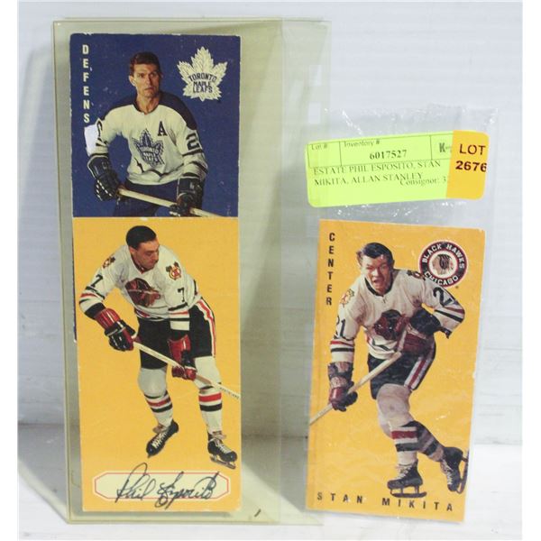 ESTATE PHIL ESPOSITO, STAN MIKITA, ALLAN STANLEY