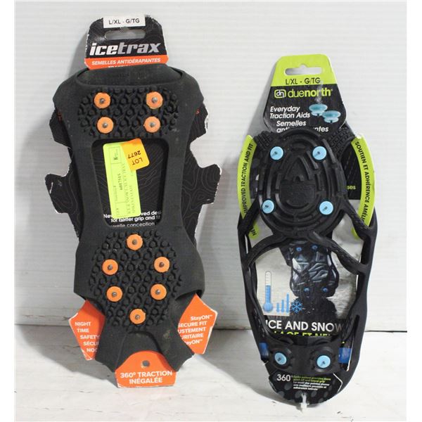 ICE & SNOW L/XL ICE TRAX SPIKES-ESTATE