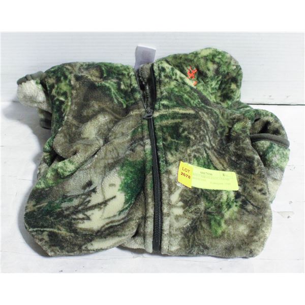 REAL TREE CAMO FLEECE ONESIE 9MONTH-ESTATE