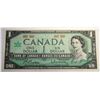 Image 1 : 27)  UNCIRCULATED, CANADIAN ONE DOLLAR BANKNOTE