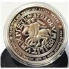 Image 2 : 25)  ENCAPSULATED KNIGHTS TEMPLAR SILVER PLATED WI
