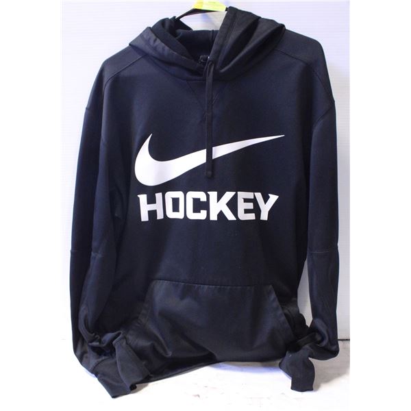 MENS XL NIKE HOCKEY BLACK HOODIE