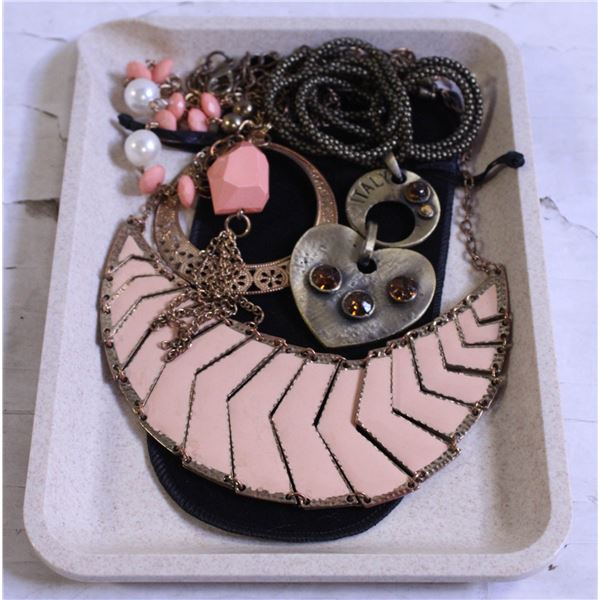 NEW CREAM TRAY WITH NEW JEWELRY PIECES