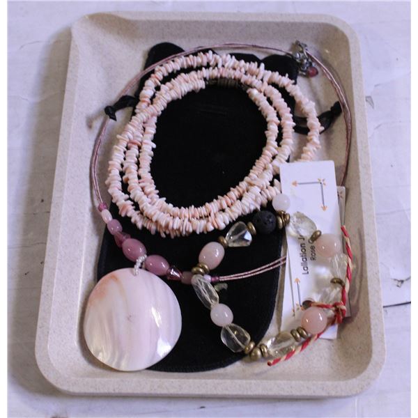 NEW CREAM TRAY WITH NEW JEWELRY PIECES