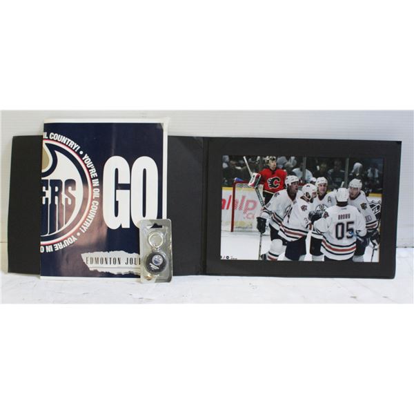 OILERS PICTURE /POSTER/KEYCHAIN
