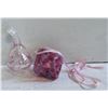 Image 1 : BLOWN GLASS ORNAMENT & BLOWN GLASS PAPERWEIGHT