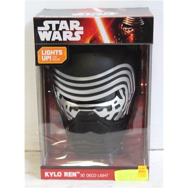 NEW STAR WARS KYLO REN 3D ART LIGHT