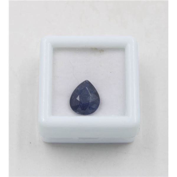 #180-HEATED BLUE SAPPHIRE GEMSTONE 3.95 CT
