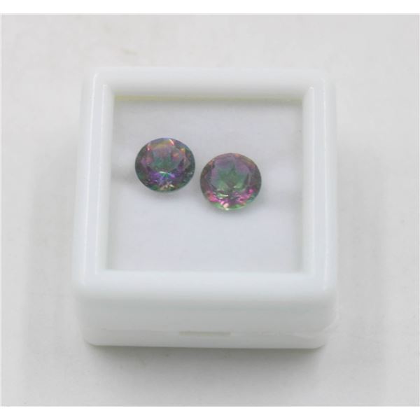 #201-HEATED MYSTIC QUARTZ GEMSTONES 2.50 CT