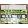 Image 1 : 28)  4 NEW PACKAGES OF 11.25" X 11.75" CLEAR