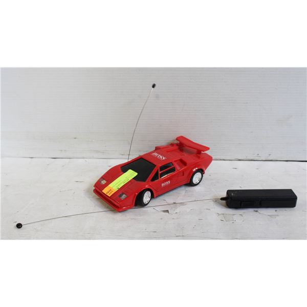 VINTAGE HUGO BOSS REMOTE CONTROL CAR