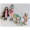 LOT OF 4 JAPANESE ANIME GIRL FIGURINES