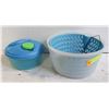Image 1 : TUPPERWARE SALAD SPINNER AND LUNCH CONTAINER,