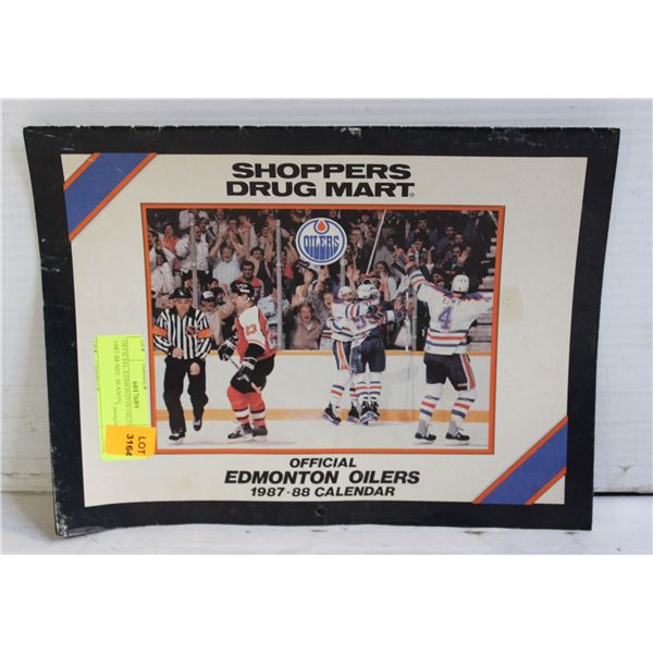 OFFICIAL EDMONTON OILERS 1987-88 NHL SEASON