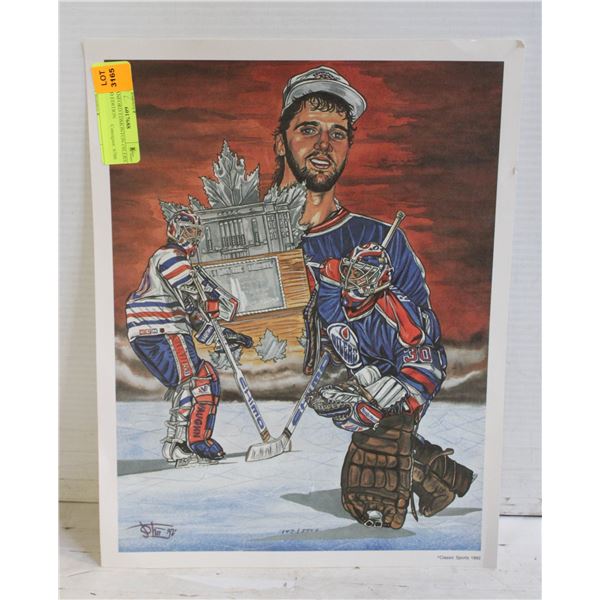 BILL RANFORD EDMONTON OILERS LIMITED EDITION