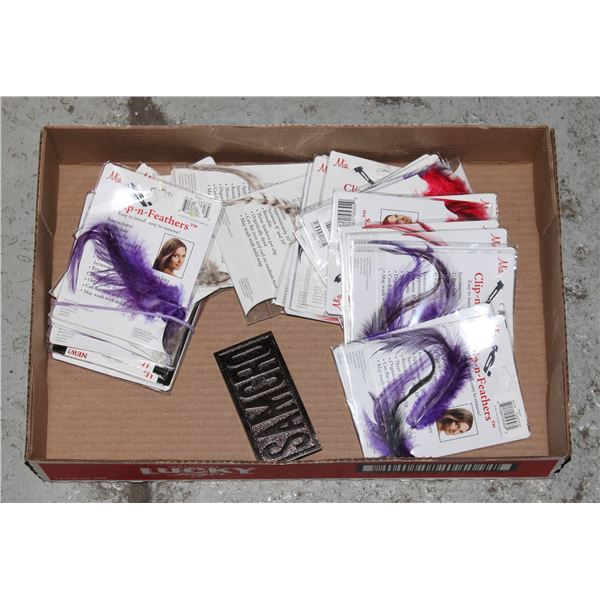 41 FEATHER HAIR CLIPS, SONS OF ARNACHY BELT