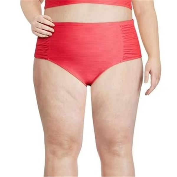 BRAND NEW GEORGE WOMEN'S HIGH RISE BIKINI BOTTOMS