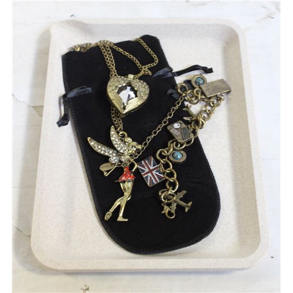 NEW CREAM TRAY WITH NEW JEWELRY PIECES