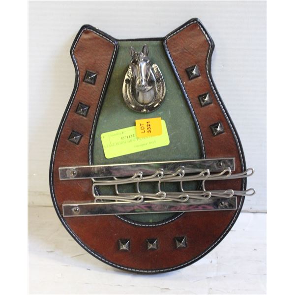 VINTAGE HORSESHOE TIE HOLDER