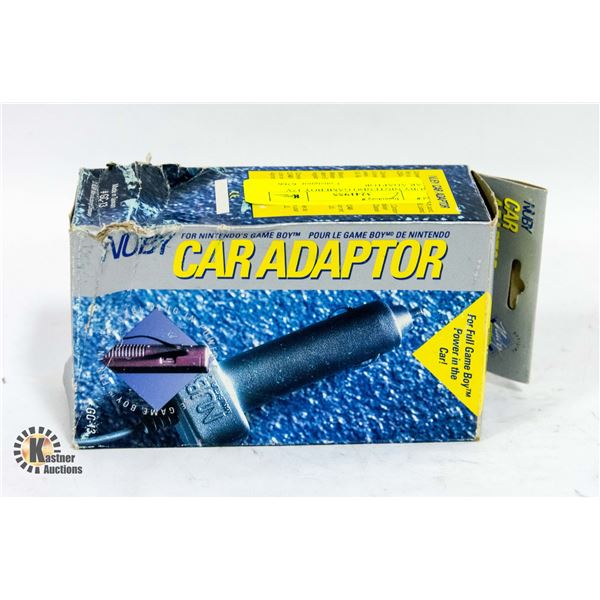 NUBY NINTENDO GAMEBOY 12V CAR ADAPTOR