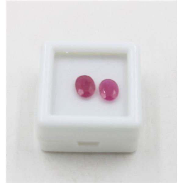 #213-HEATED RED RUBY GEMSTONES 2.30 CT