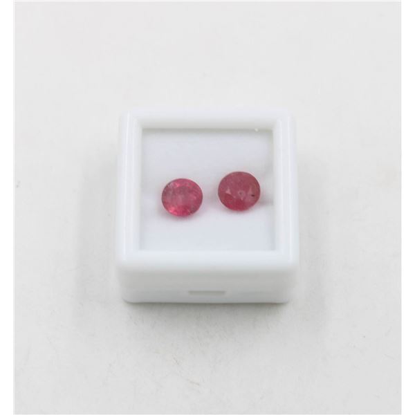 #204-HEATED RED RUBY GEMSTONES 4.25 CT