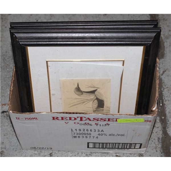 BOX OF PICTURE FRAMES