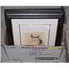 Image 1 : BOX OF PICTURE FRAMES