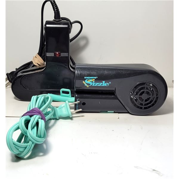 11)  TRAVELLING, FOLDING BLOWER DRYER, WITH BOTH