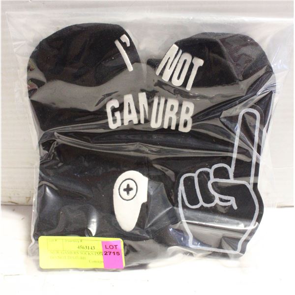 NEW GAMERS SOCKS I'M GAMING, DO NOT DISTURB