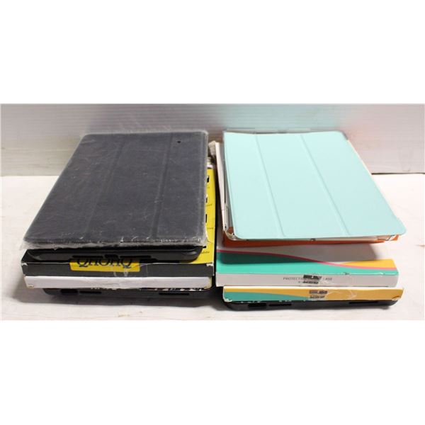STACK OF TABLET COVERS - PROTECTIVE CASES - NEW