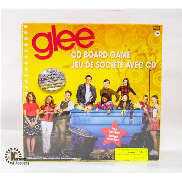 GLEE CD BOARD GAME NEW