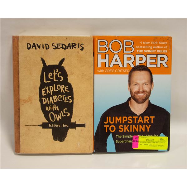 2 NEW HARDCOVER BOOKS: "LET'S EXPLORE DIABETES