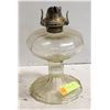 Image 1 : ANTIQUE GLASS KEROSENE OIL PEDESTAL