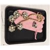 Image 1 : NEW BLACK TRAY WITH NEW JEWELRY PIECES