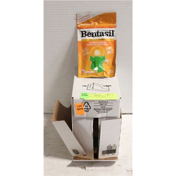 BENTASIL - ORANGE THROAT LOZENGES- 20 PER PACK X