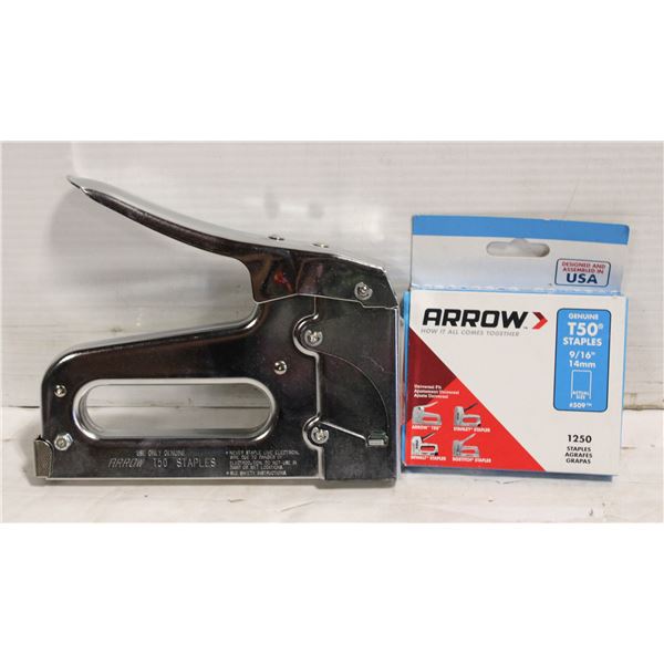 ARROW BRAND T50 STAPLER & STAPLES