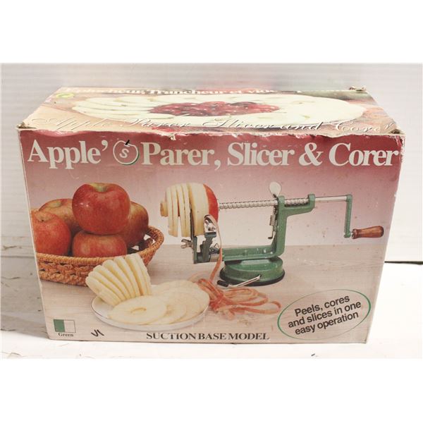 APPLE PARER SLICER AND CORER