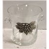 Image 1 : NEW CRYSTAL BOHEMIAN GLASS PEWTER ACCENT GRAPES