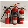 Image 1 : LOT OF 3 FIRE EXTINGUISHERS