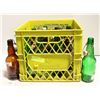 Image 1 : MILK CRATE FULL OF FLIP TOP BOTTLES