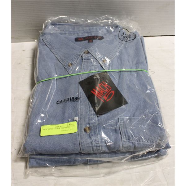 NEW MEN'S SHIRTS 2DENIM SIZE 3XL