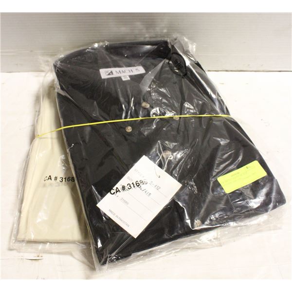 NEW MEN'S SHIRTS 1BLACK 1NATURAL SIZE 4XL