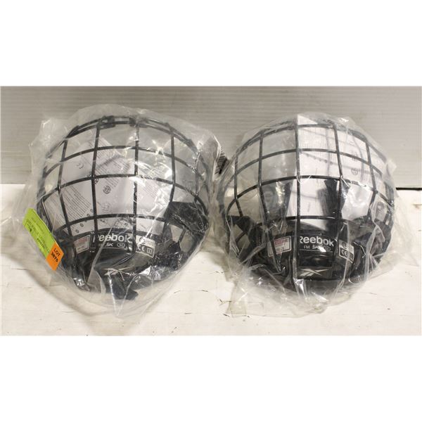 HOCKEY FACE MASKS. REEBOK MED NEW