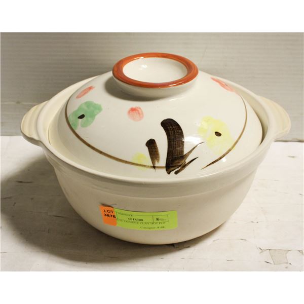 JAPANESE DONOBE CLAY HOT POT
