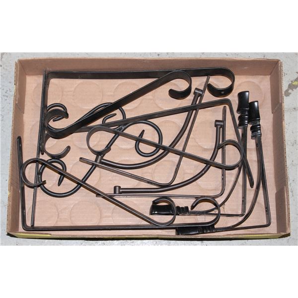 DECORATIVE METAL BRACKETS