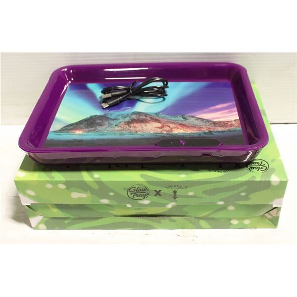 2 PACKS - 7 COLOR CHANGING LED GLOW PLASTIC USB