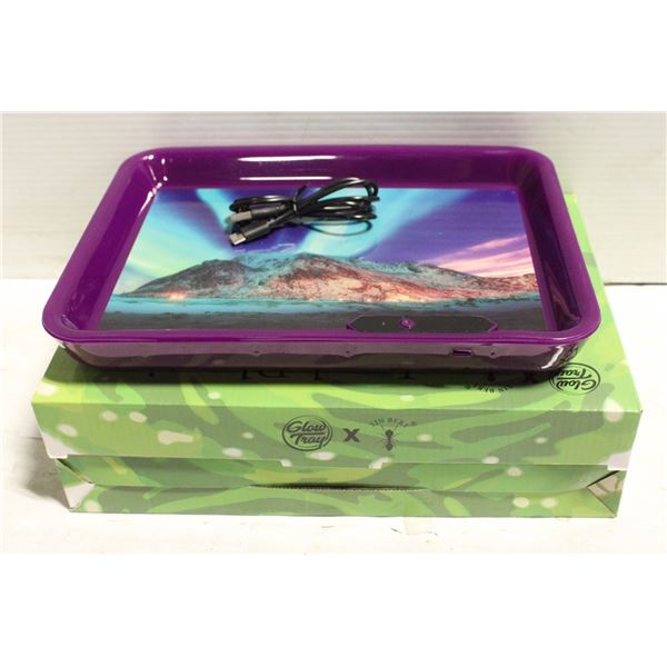 2 PACKS - 7 COLOR CHANGING LED GLOW PLASTIC USB